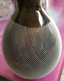 Strong Bottle Protective Netting Sleeve , 21cm Length Protective Mesh Sleeving