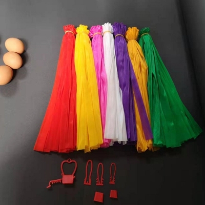 LDPE Plastic Mesh Bags For Eggs Fruit Vegetable Packing